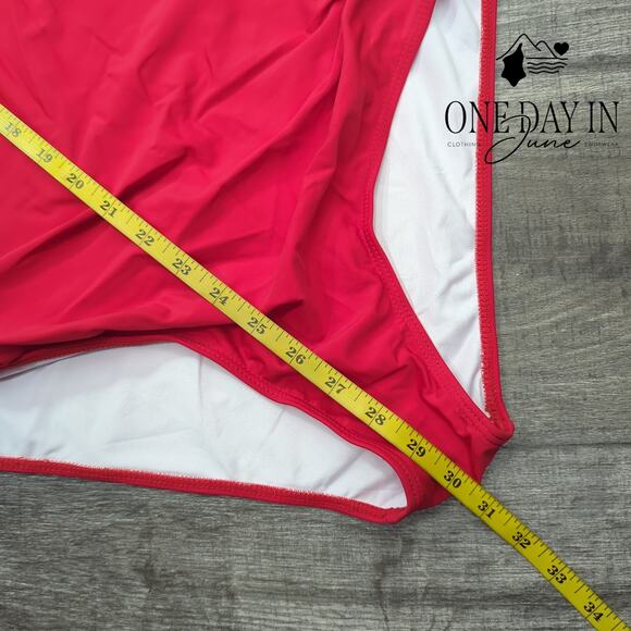 Zando Mesh Cut Out One Piece Swimsuit Size XL - Picture 5 of 6